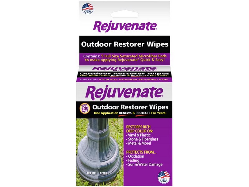 Rejuvenate Microfiber Restorer Wipe 4 in. W X 4 in. L 5 pk