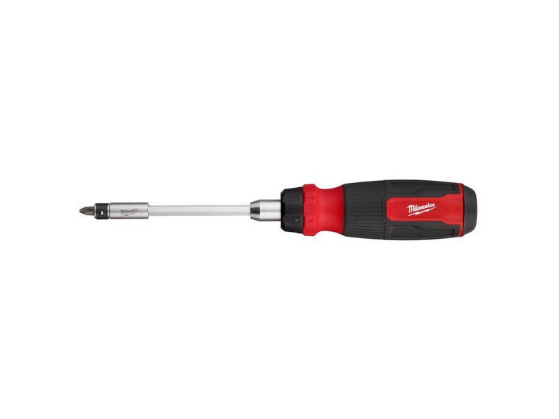 Milwaukee Hex Shank Ratcheting Multi-Bit Screwdriver 10.12 in. 1 pc