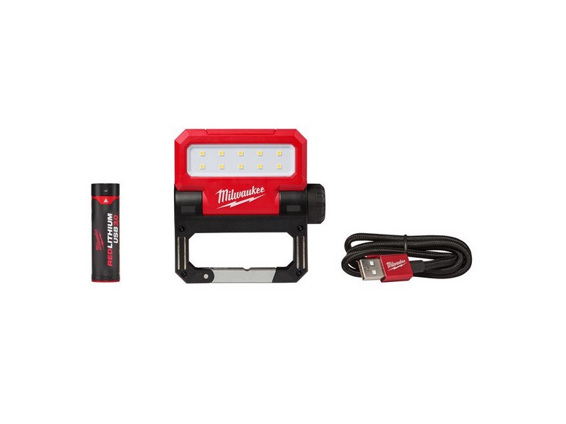 Milwaukee 550 lm Black/Red LED Work Light