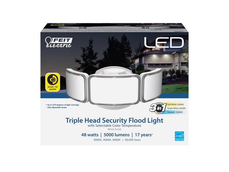 Feit Dusk to Dawn Hardwired LED White Security Floodlight