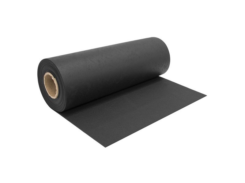 Multy Home 50 ft. L X 27 in. W Black Rubber Runner Mat