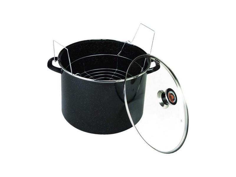 Granite Ware Steel Canner 21 qt Black