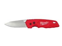 Milwaukee Fastback 7.75 in. Press and Flip Folding Pocket Knife Red 1 pc