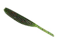 Yamomoto Shad Shaped Worm 3 Watermelon with Red & Black Flake