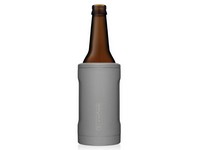 Brumate Hopsulator Bott'l 12 oz Bottle Matte Gray BPA Free Vacuum Insulated Bottle
