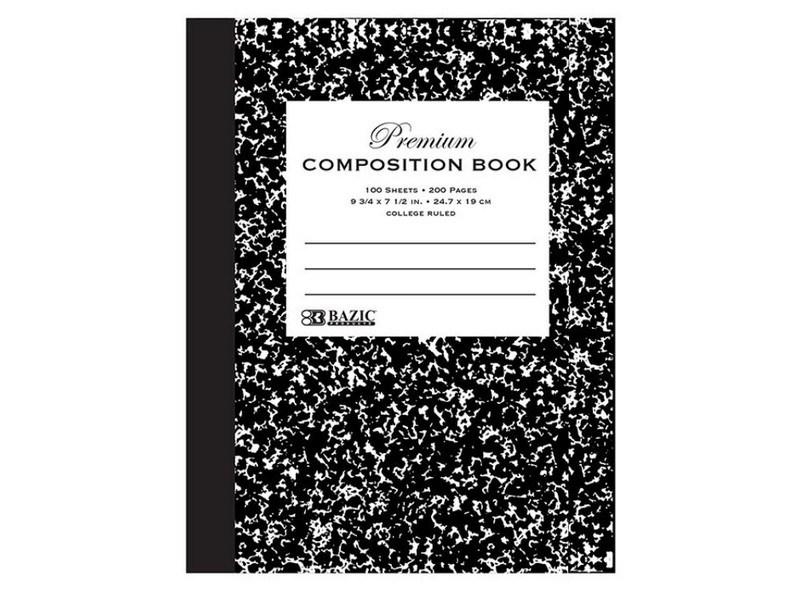 BAZIC College Ruled 100 Sheets Premium