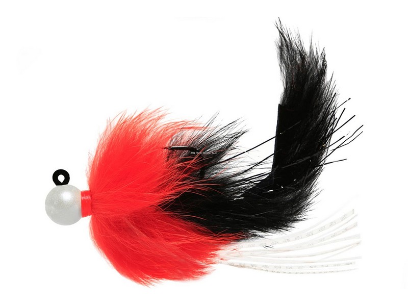 Hawken Aerojig Twitching Jig, 3/8 oz, 2/0 Hook, Nightmare