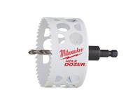 Milwaukee Hole Dozer 1/4 in. Bi-Metal Hole Saw with Arbor and Pilot Bit 1