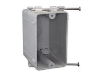 Cantex EZ Box New Work 18 cu in Rectangle PVC 1 gang Outlet Box Gray