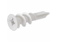 Hillman 1.5 in. L Nylon Ribbed Head Drywall Anchors 100 pk