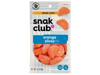 Snak Club Orange Slices Gummi Candy 3.5 oz Bagged