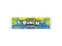 Sour Punch Blue Raspberry Straws Candy 4.5 oz