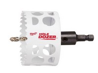 Milwaukee Hole Dozer 3 in. Bi-Metal Hole Saw with Arbor and Pilot Bit