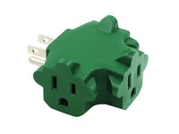 Prime Grounded 3 outlets Adapter 1 pk