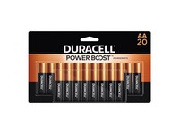 Duracell Coppertop AA Alkaline Batteries 20 pk Carded