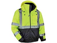 Men's Hi-Vis Yellow Bomber Jacket