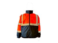 Men's Hi-Vis Orange Work Jacket