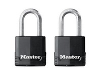 Master Lock 1-7/8 in. W X 1-1/2 in. L Steel Dual Ball Bearing Locking
