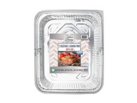 Home Plus Durable Foil 9 in. W X 13 in. L Cake Pan Silver , 2PK