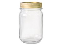 Anchor Hocking Regular Mouth Canning Jar 1 pt 12 pk