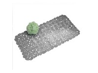 iDesign Pebblz Polished Graphite Bath Mat Plastic 0.5 in. H X 26.5 in. L