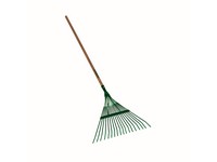 Seymour S300 DuraLite 18 Tine Steel Leaf Rake Wood Handle