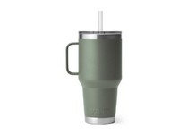 Yeti Rambler 35oz Camp Green Straw Cup