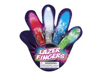Toysmith Lazer Fingers Toy Plastic Assorted 4 pc