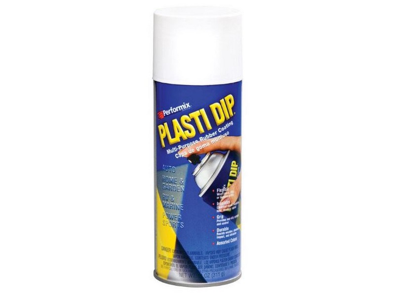 Plasti Dip Flat/Matte White Multi-Purpose Rubber Coating 11 oz oz