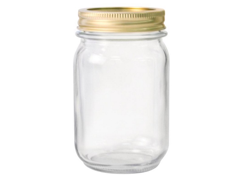 Anchor Hocking Regular Mouth Canning Jar 1 pt 12 pk