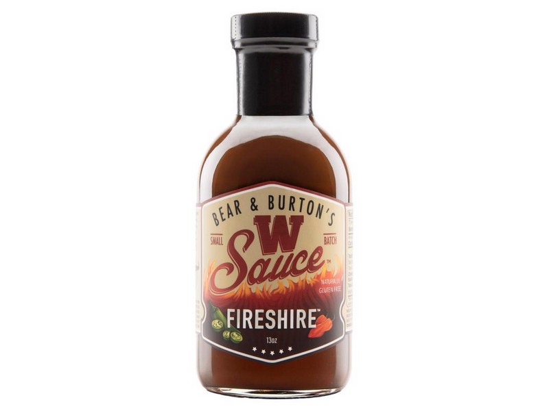 The W Sauce Bear & Burton's Fireshire Sauce 12 oz