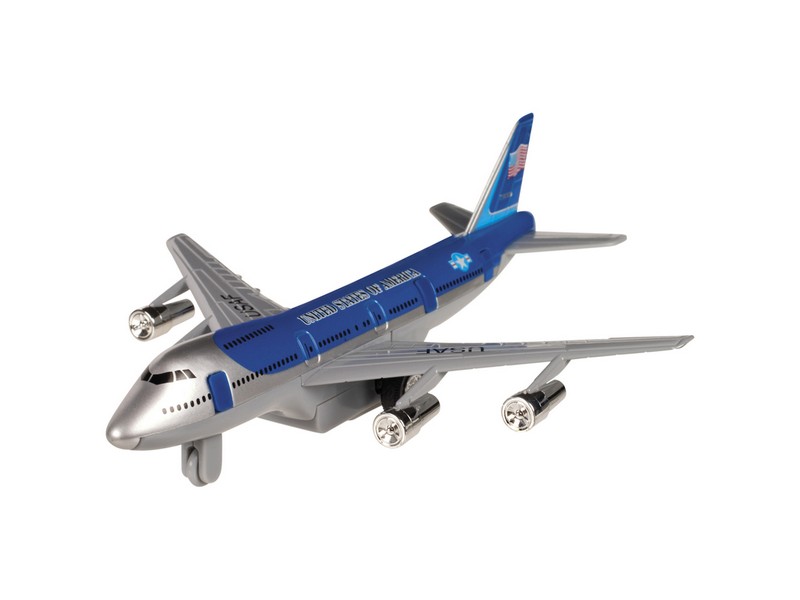 Toysmith Rollin' Turbo Jet Toy Plastic Assorted 6 pc