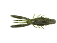 Rapala CrushCity Bronco 4" Green Pumpkin Chartreuse Pepper