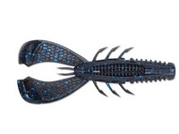 Rapala CrushCity Cleanup Craw 3.5"  Black Blue Flake