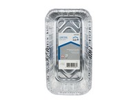 Home Plus Durable Foil 3-3/4 in. W X 8 in. L Loaf Pan Silver 3 pk