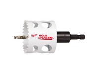 Milwaukee Hole Dozer 2-1/8 in. Bi-Metal Hole Saw with Arbor and Pilot Bit 1