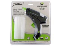 Surebonder Plus 10 W Dual Temperature Mini Glue Gun Kit 110 V