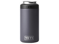 YETI Rambler 16 oz Colster Charcoal BPA Free Tall Can Insulator