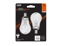 Feit White Filament A15 E12 (Candelabra) Filament LED Bulb Soft White 75