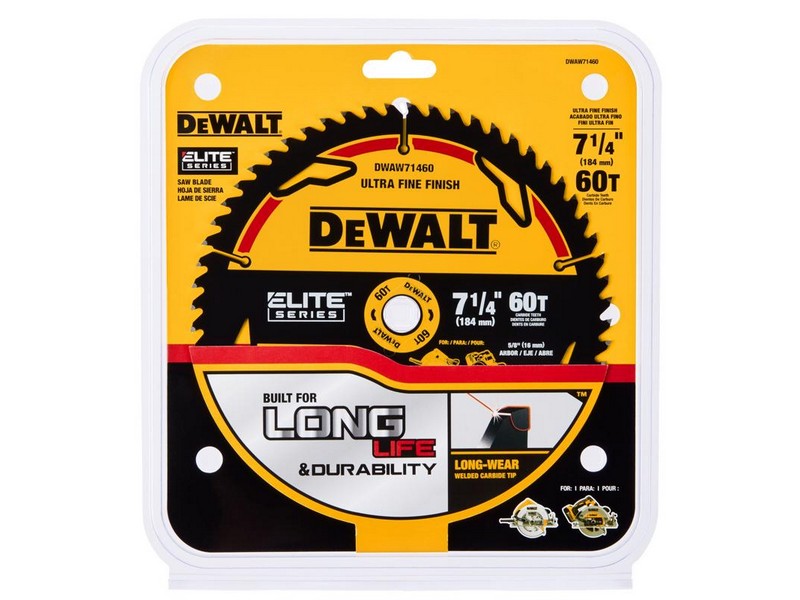 DeWalt Elite 7-1/4 in. D X 5/8 in. Tungsten Carbide Tipped Circular Saw