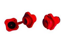 Airhead Plastic Red Boston Valves