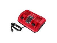 Milwaukee 18 V Lithium-Ion Simultaneous Rapid Dual Battery Charger 1 pc