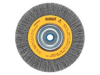 DeWalt 6 in. Crimped/Knotted Wire Wheel Brush Carbon Steel 6000 rpm 1 pc