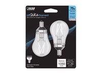 Feit White Filament A15 E12 (Candelabra) Filament LED Bulb Daylight 75 Watt