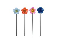 Meadowcreek Assorted Iron 17 in. H Flower Yard Stake