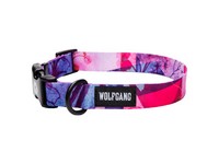 Wolfgang Pink DayDream Polyester Dog Adjustable Collar Medium