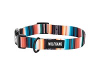 Wolfgang Multicolored LostArt Polyester Dog Adjustable Collar Medium