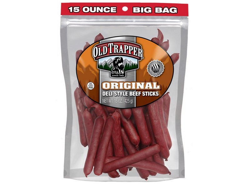 Old Trapper Original Beef Deli Sticks 15 oz Bagged