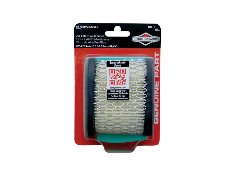 Briggs & Stratton Air Filter Pre-Cleaner Kit For 5.5 - 6.75 HP Engines
