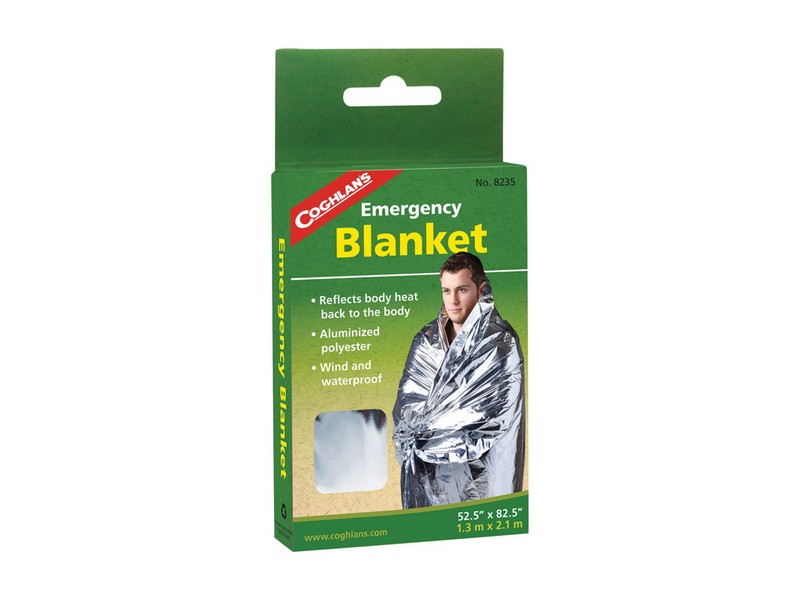 Coghlan's Silver Survival Blanket 6.000 in. H X 52-1/2 in. W X 82-1/2 in. L 1 pk